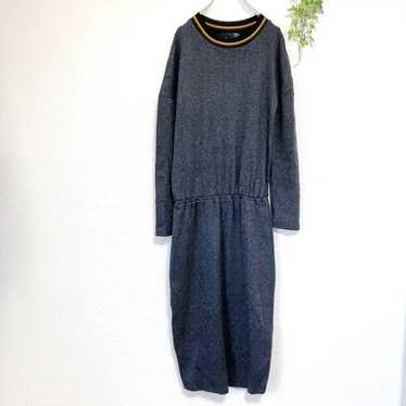 trfbyzara Gray Knit Long Dress S Simple Beautiful… - image 1