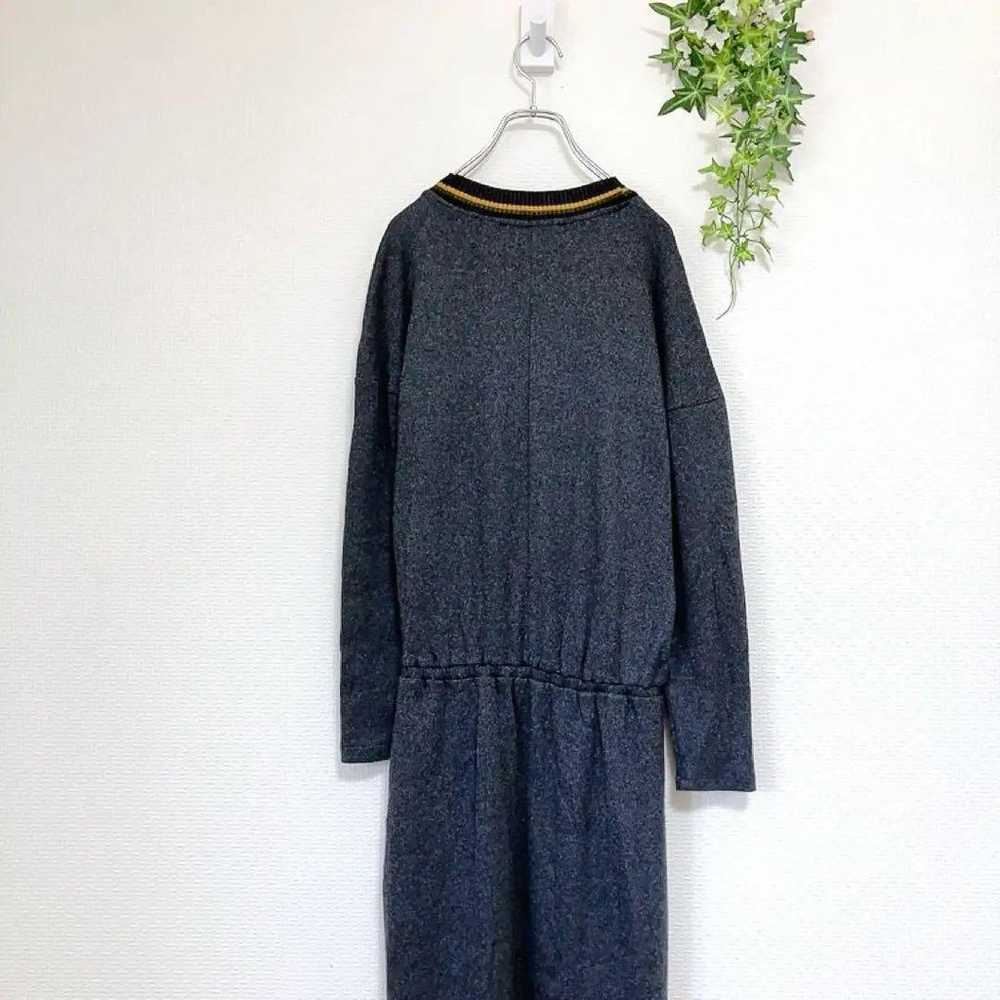 trfbyzara Gray Knit Long Dress S Simple Beautiful… - image 2