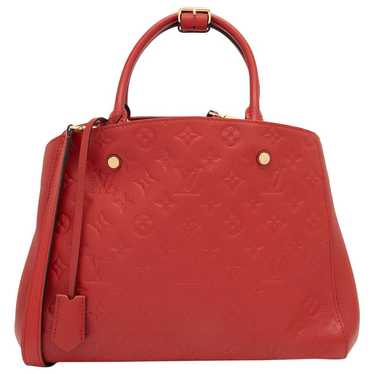 Louis Vuitton Montaigne leather satchel