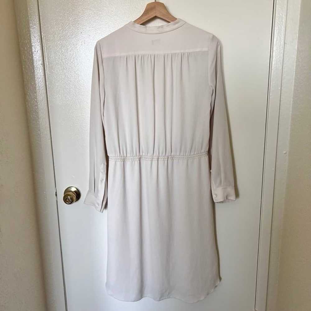 Aritzia Wilfred Beige Long Sleeve Mini Dress S - image 7