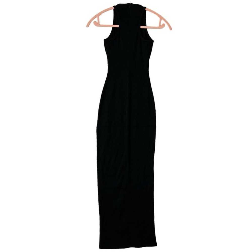 Naked Wardrobe NWOT Size S Maxi Dress Bodycon Bla… - image 2