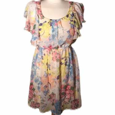 ANGIE Dress Floral spring summer size small