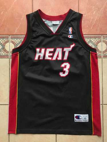 Jersey × NBA × Vintage MIAMI HEAT NBA SHIRT #3 WA… - image 1