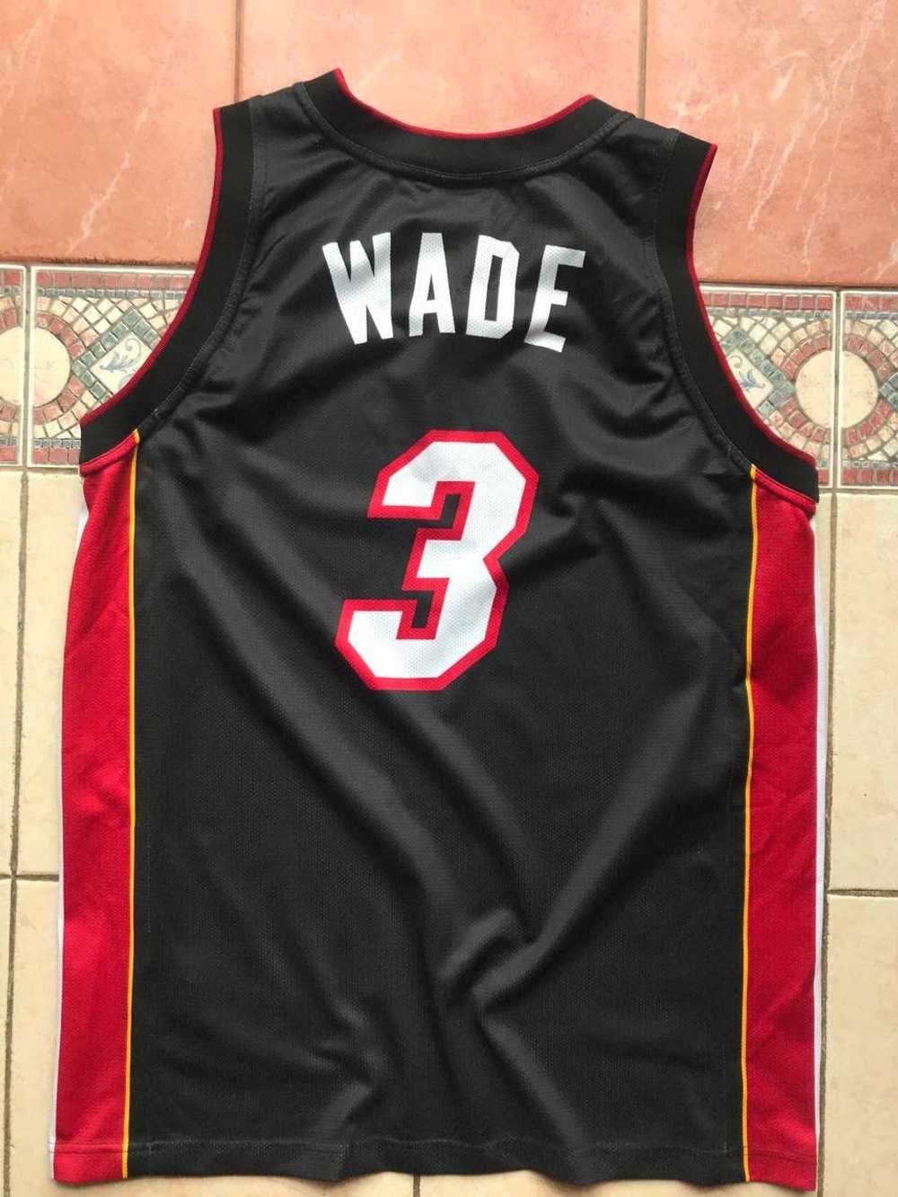 Jersey × NBA × Vintage MIAMI HEAT NBA SHIRT #3 WA… - image 2