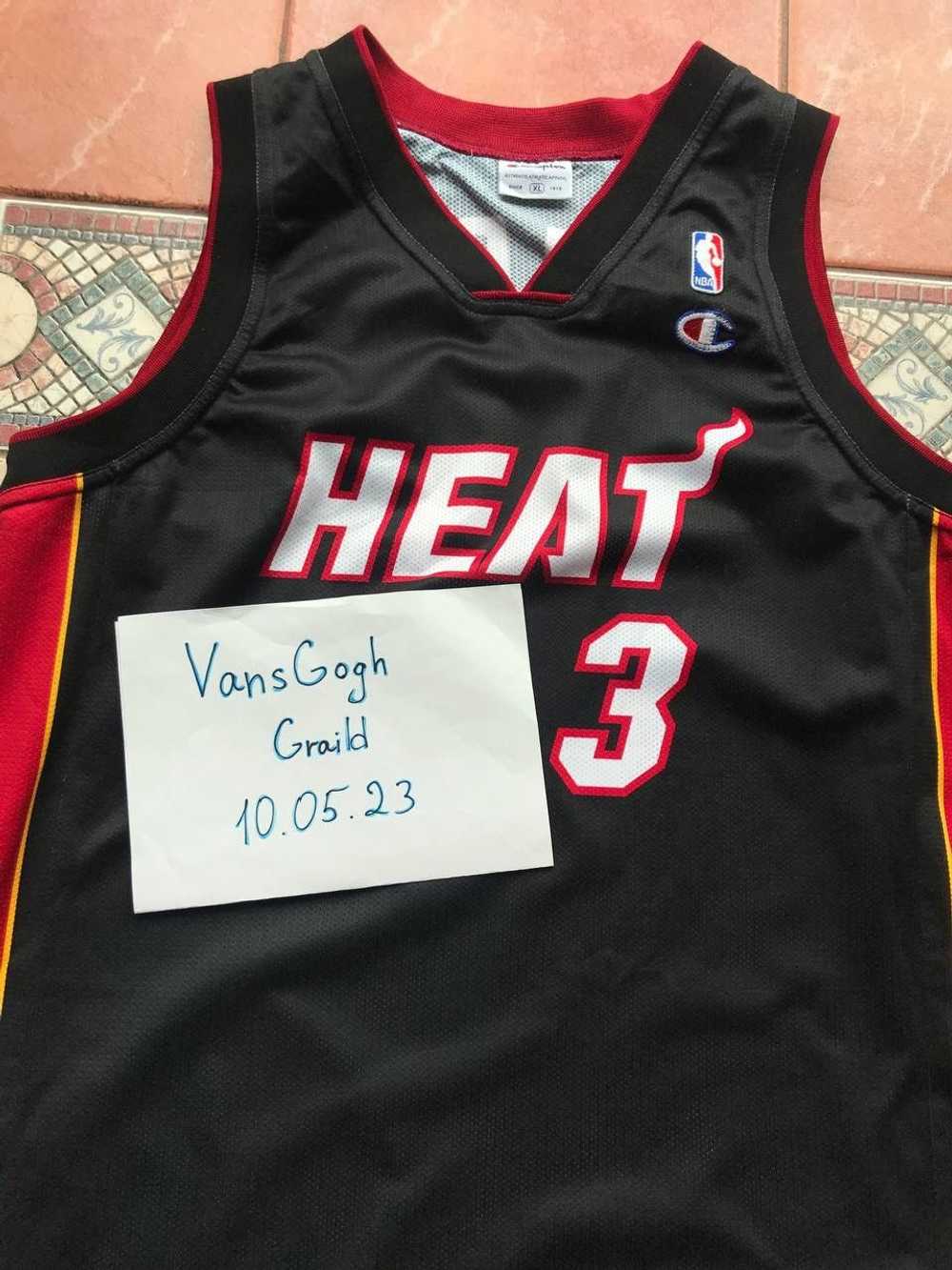 Jersey × NBA × Vintage MIAMI HEAT NBA SHIRT #3 WA… - image 7