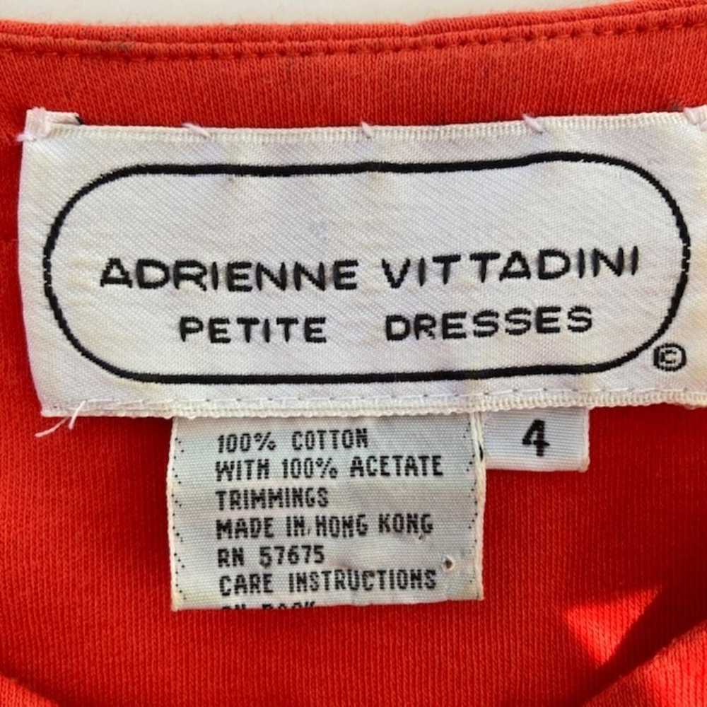 Adrienne Vittadini Petite Vibrant Coral Button Do… - image 2