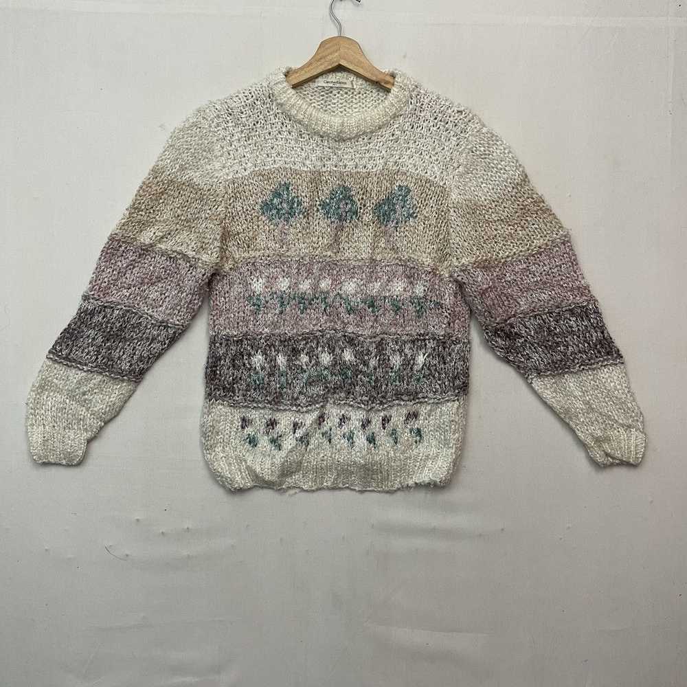 Aran Isles Knitwear × Art × Coloured Cable Knit S… - image 1