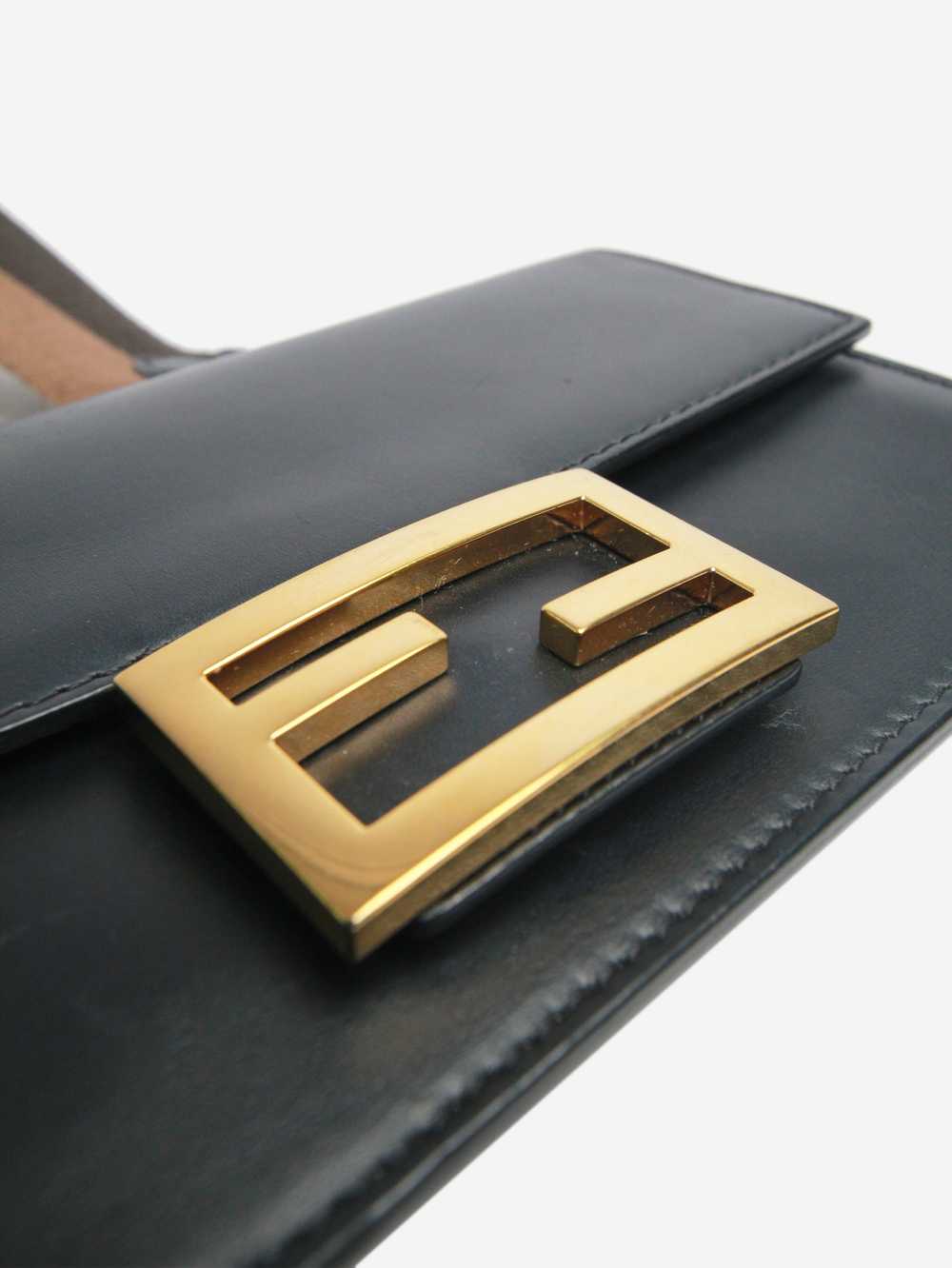 Fendi Black Flat Baguette mini crossbody bag - image 6