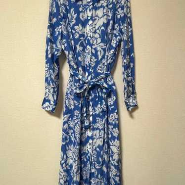 ZARA Floral Print Shirt Dress Size M