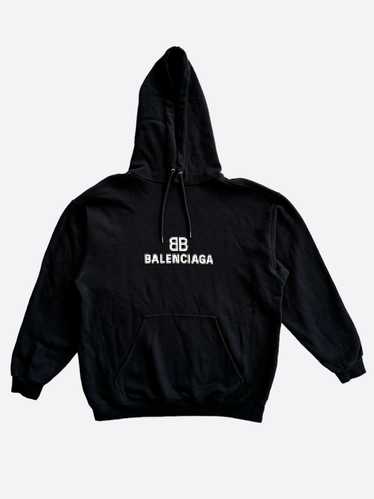 Balenciaga Balenciaga Black & White Pixel Logo Hoo