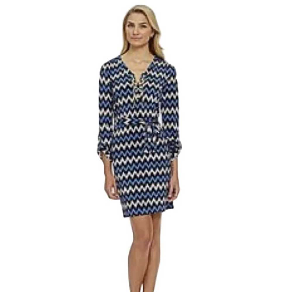 Michael Kors Midi Dress, Chevron Shift Dress Wome… - image 3