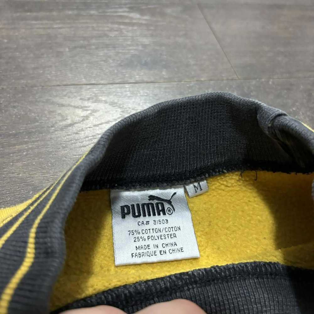 Puma vintage puma striped crewneck sweatshirt 90s… - image 6