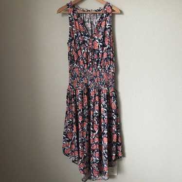 Splendid Encore Floral Smocked Waist Dress NWOT