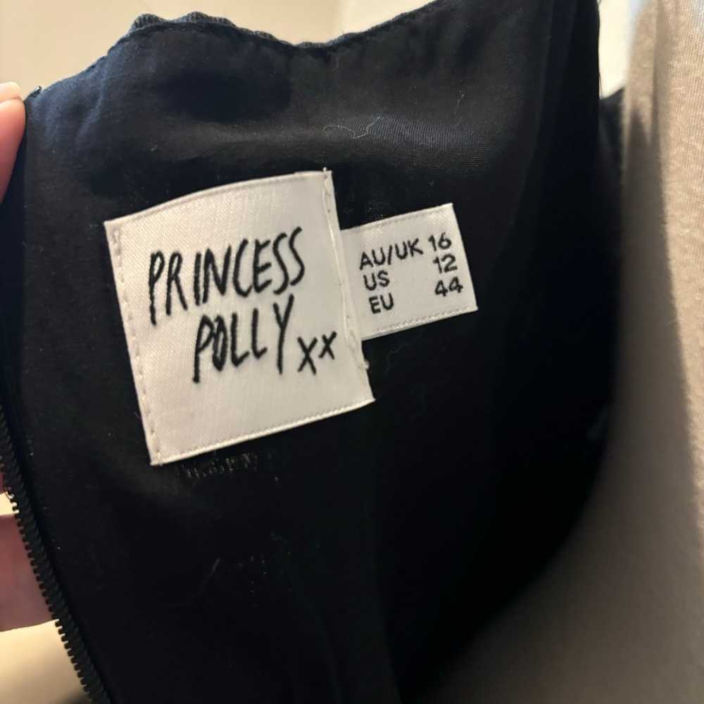 Princess Polly Little Black Dress Size 12 Molina … - image 9