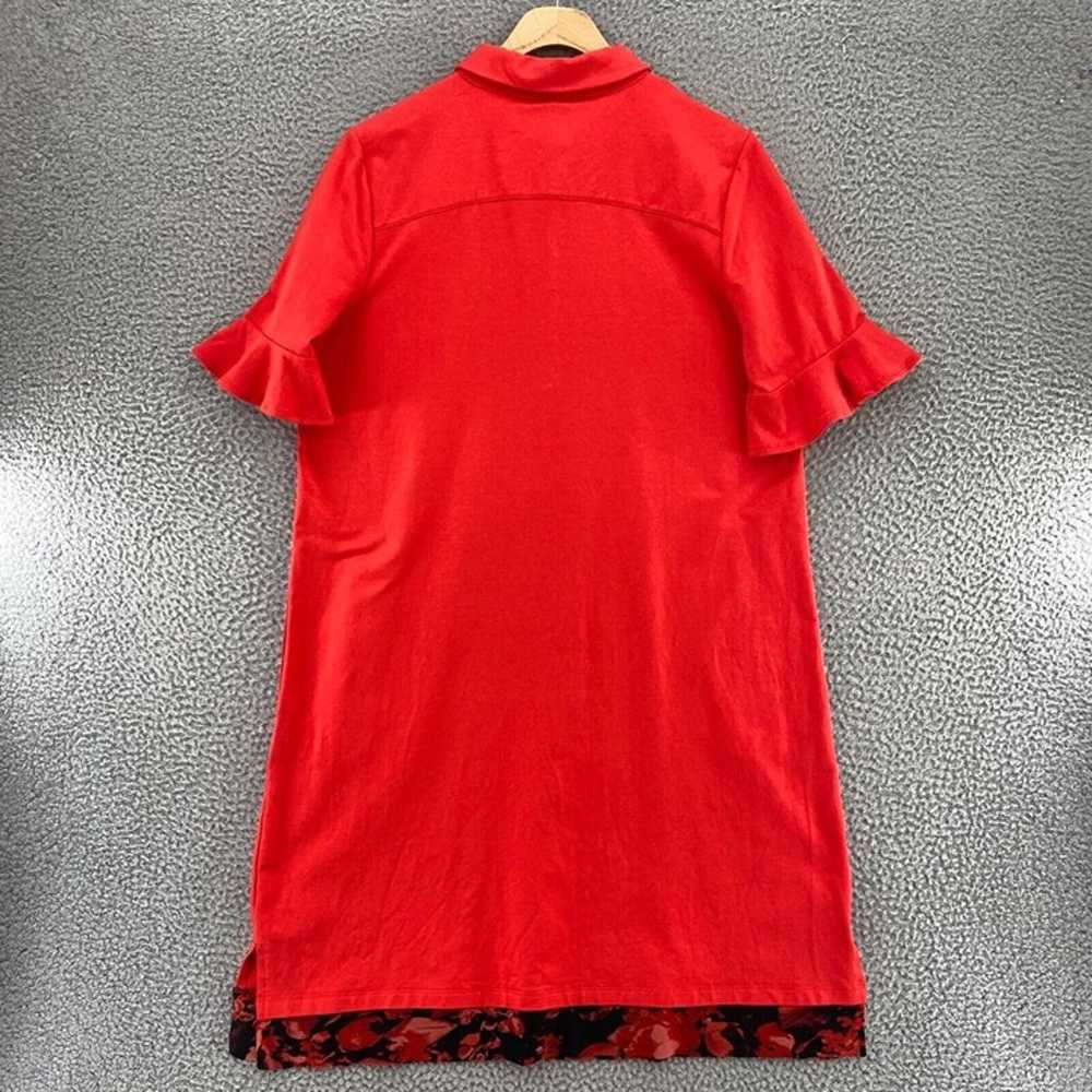 Chicos Dress Womens 2 US 12 Orange Zenergy UPF Ru… - image 3