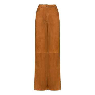 Alberta Ferretti Leather trousers