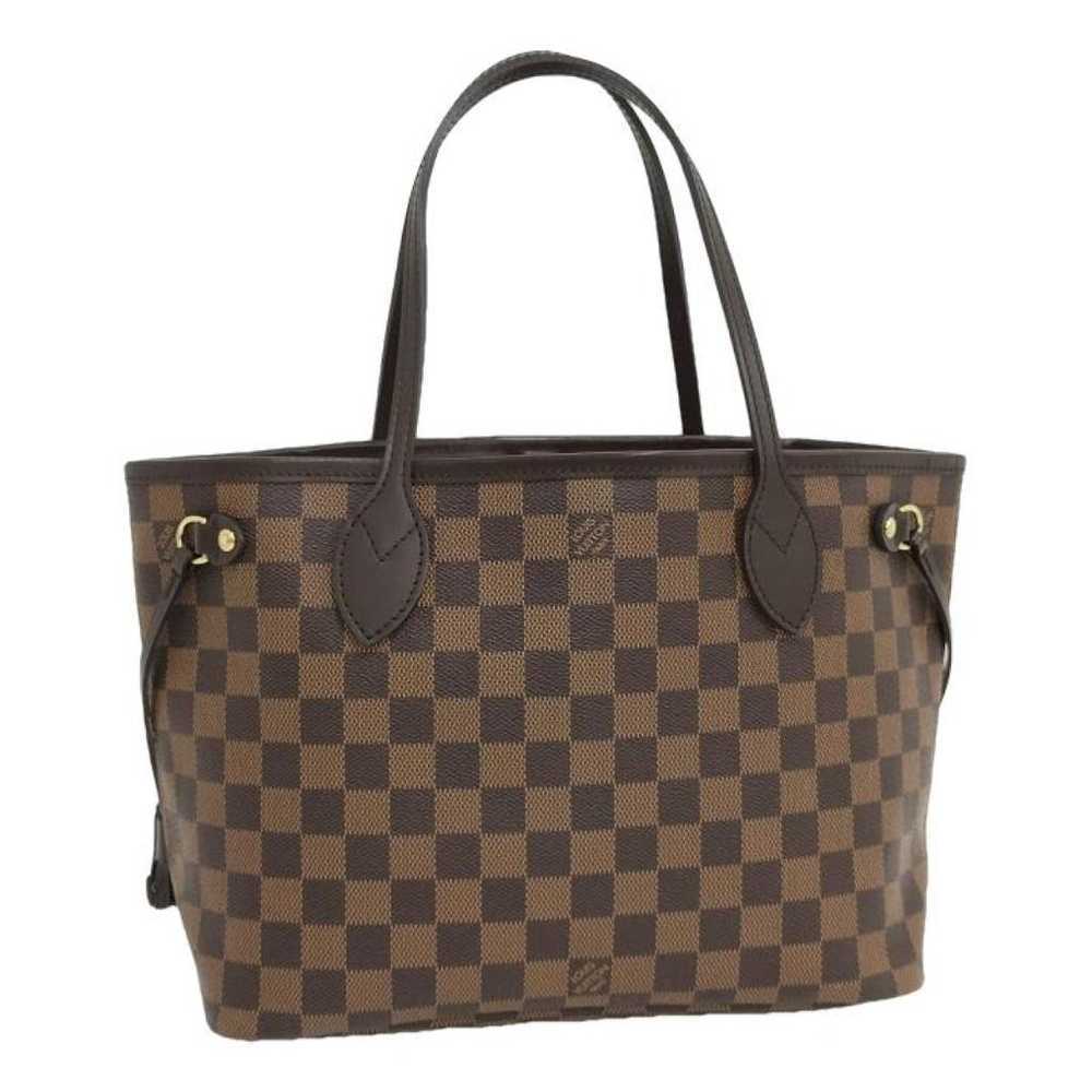 Louis Vuitton Neverfull leather handbag - image 1