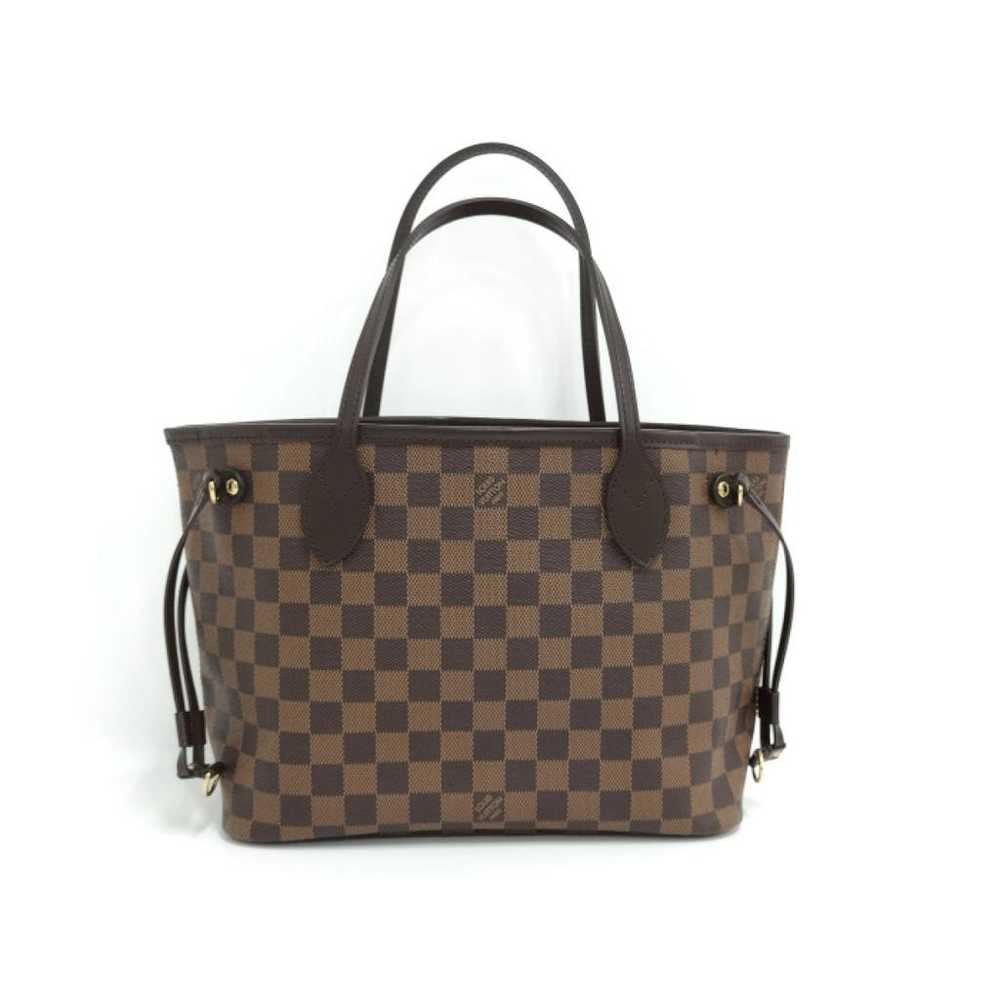 Louis Vuitton Neverfull leather handbag - image 2