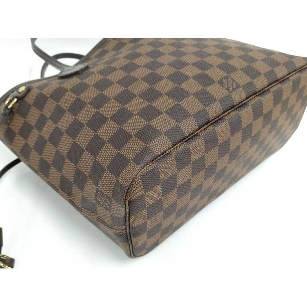 Louis Vuitton Neverfull leather handbag - image 3