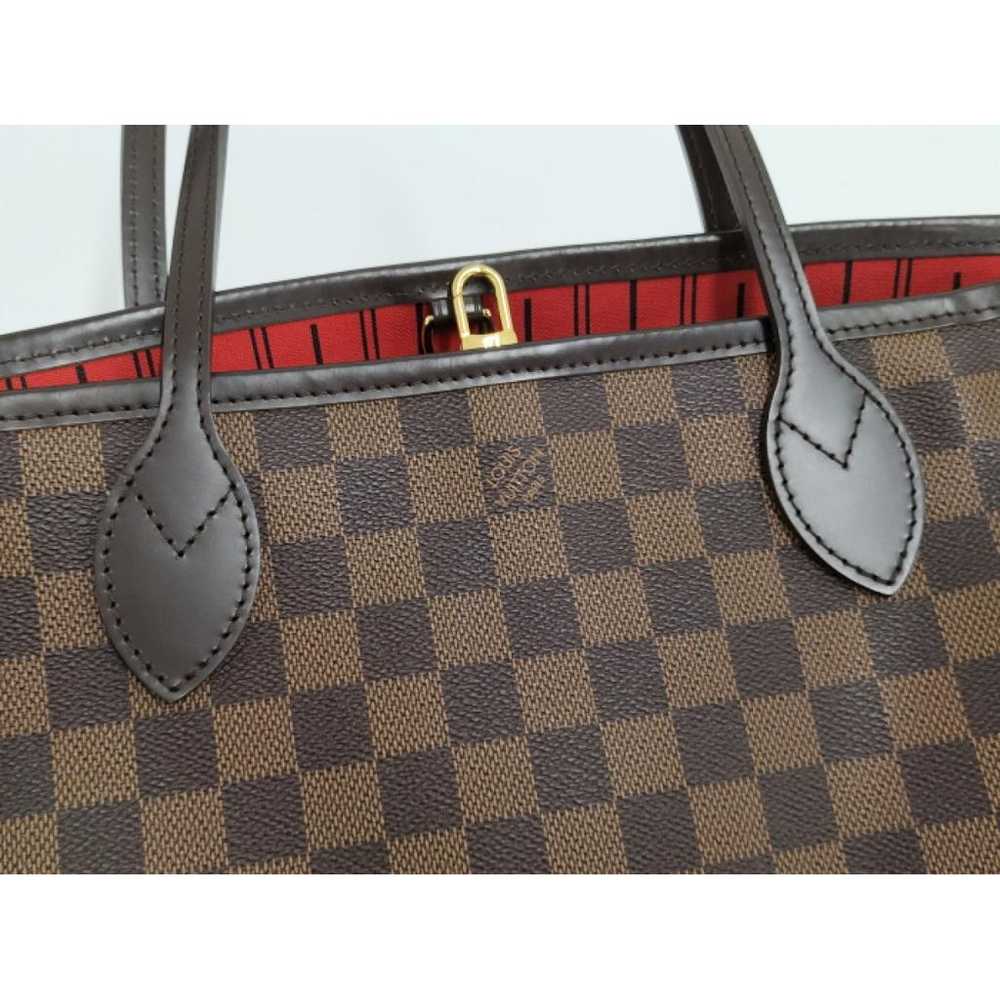 Louis Vuitton Neverfull leather handbag - image 6