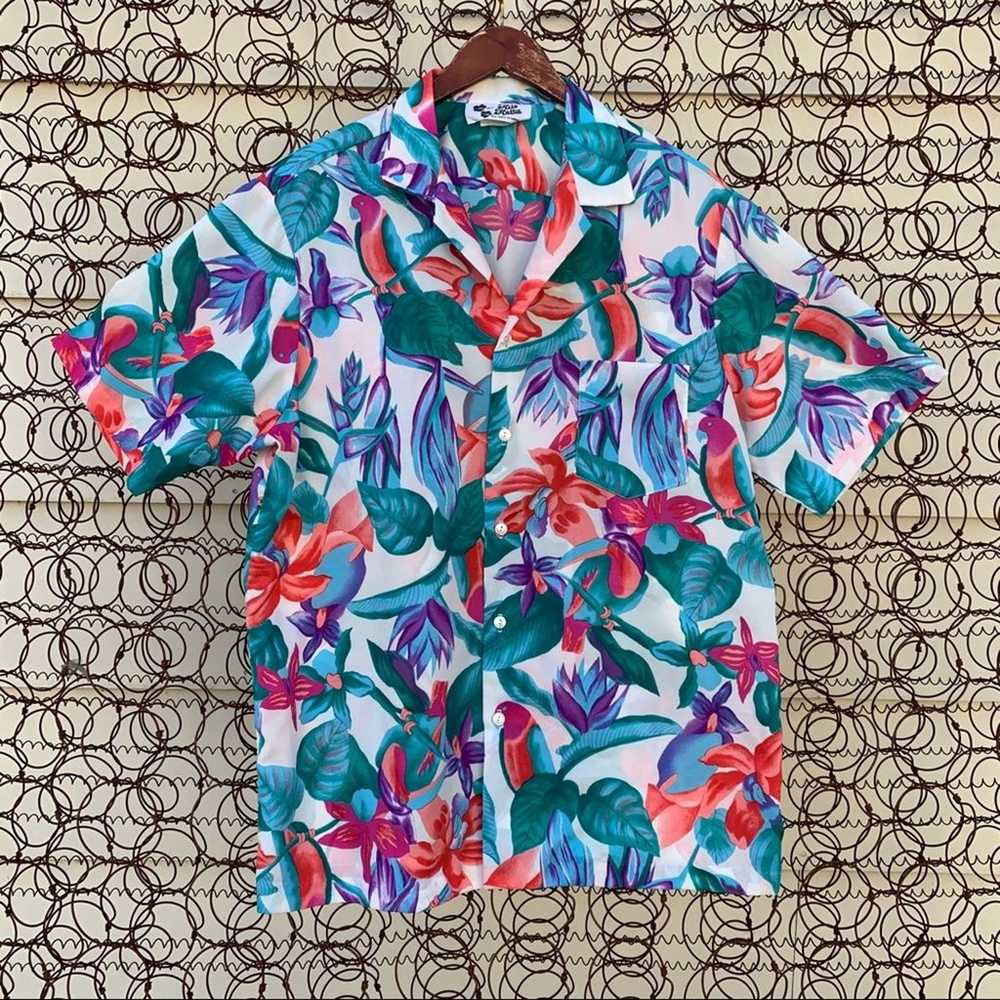 Vintage Hilo Hattie Hawaiian button down shirt - image 1