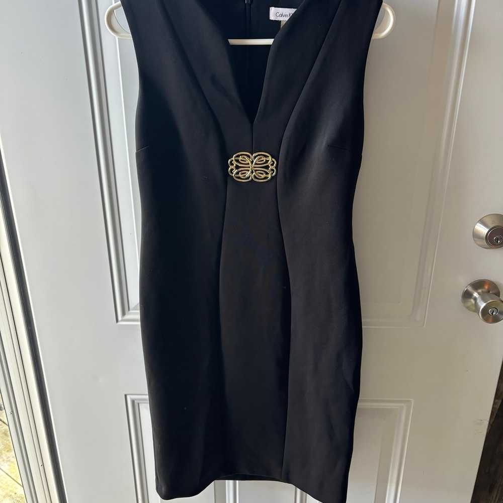 Calvin Klein Women's Embellished Sheath Dress CD9… - image 1