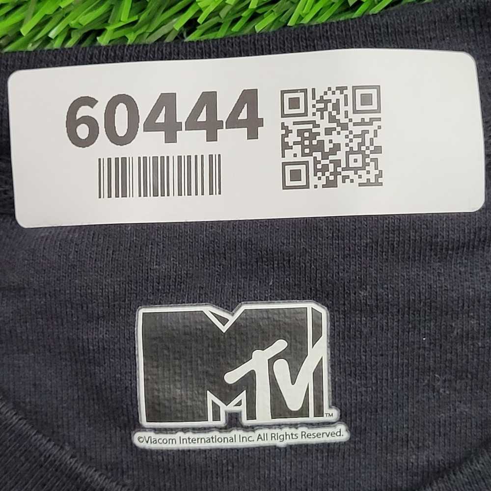 Mtv MTV Neon-Lights Sweatshirt Small 19x24 Black - image 7