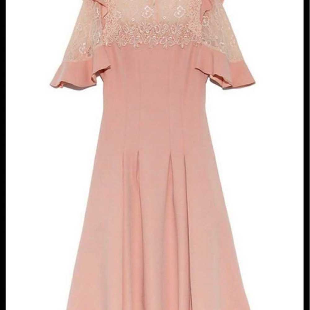 SNIDEL Lace Panel Dress in Pink, Size 0. - image 1