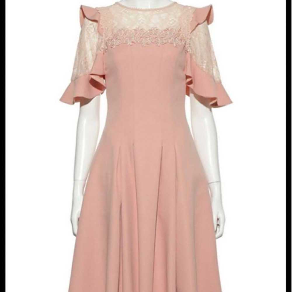 SNIDEL Lace Panel Dress in Pink, Size 0. - image 2