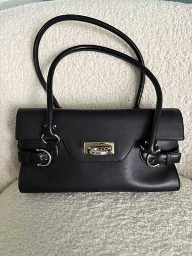 Salvatore Ferragamo Salvatore Ferragamo Black Leat