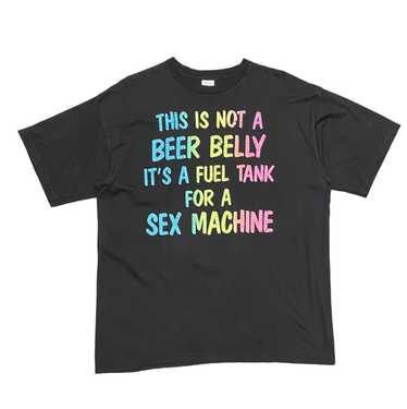 Humor × Vintage Vintage 90s Beer Belly Sex Machine