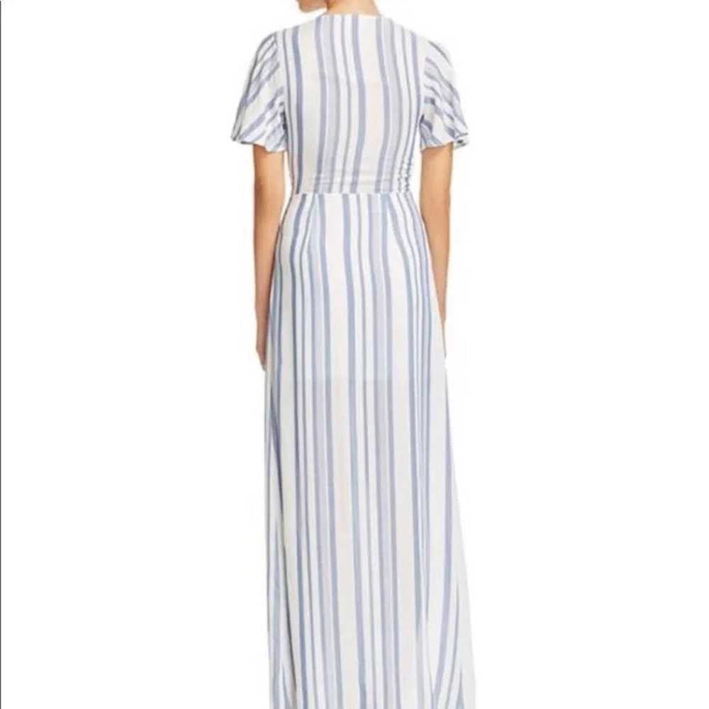 Lost + Wander Marina Tie front Maxi dress with sl… - image 4