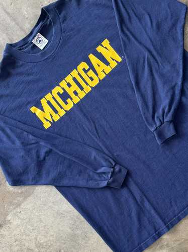 Vintage University of Michigan Wolverines Long Sle