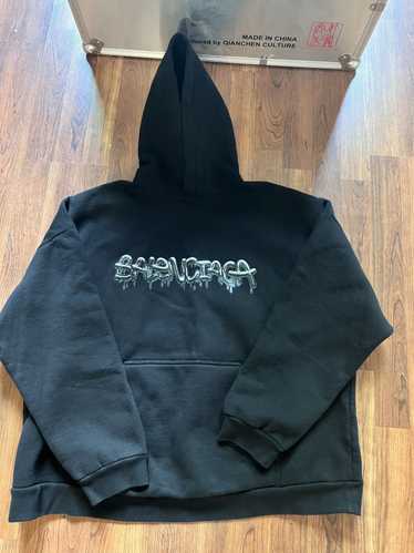 Balenciaga Balenciaga Slime Logo Hoodie Black Siz… - image 1