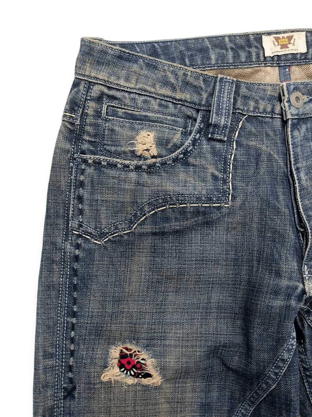 Antik Denim Flared💥 Vintage Antik Denim Embroide… - image 10