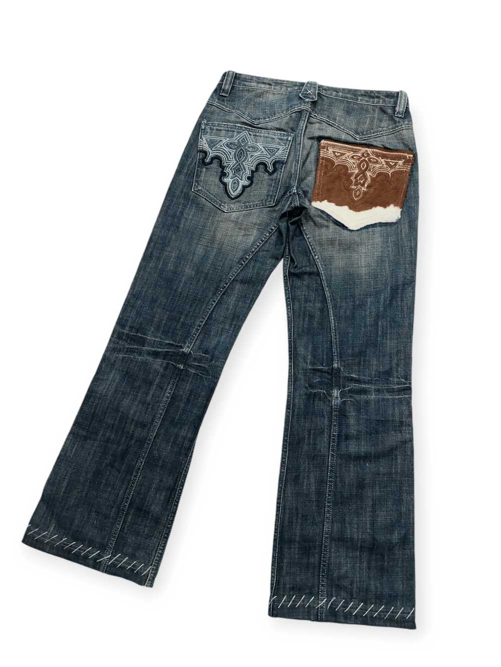 Antik Denim Flared💥 Vintage Antik Denim Embroide… - image 2