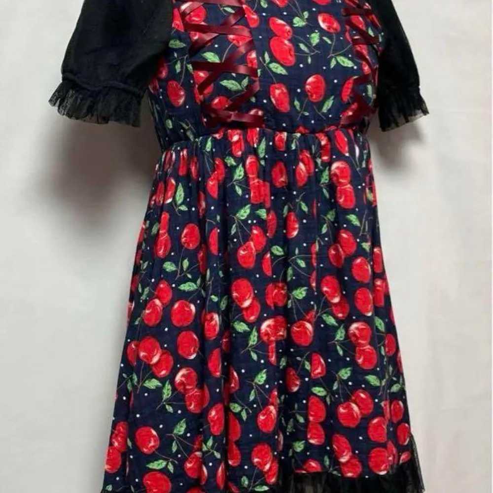 Favorite cherry print dress, adult cute, girly, c… - image 1