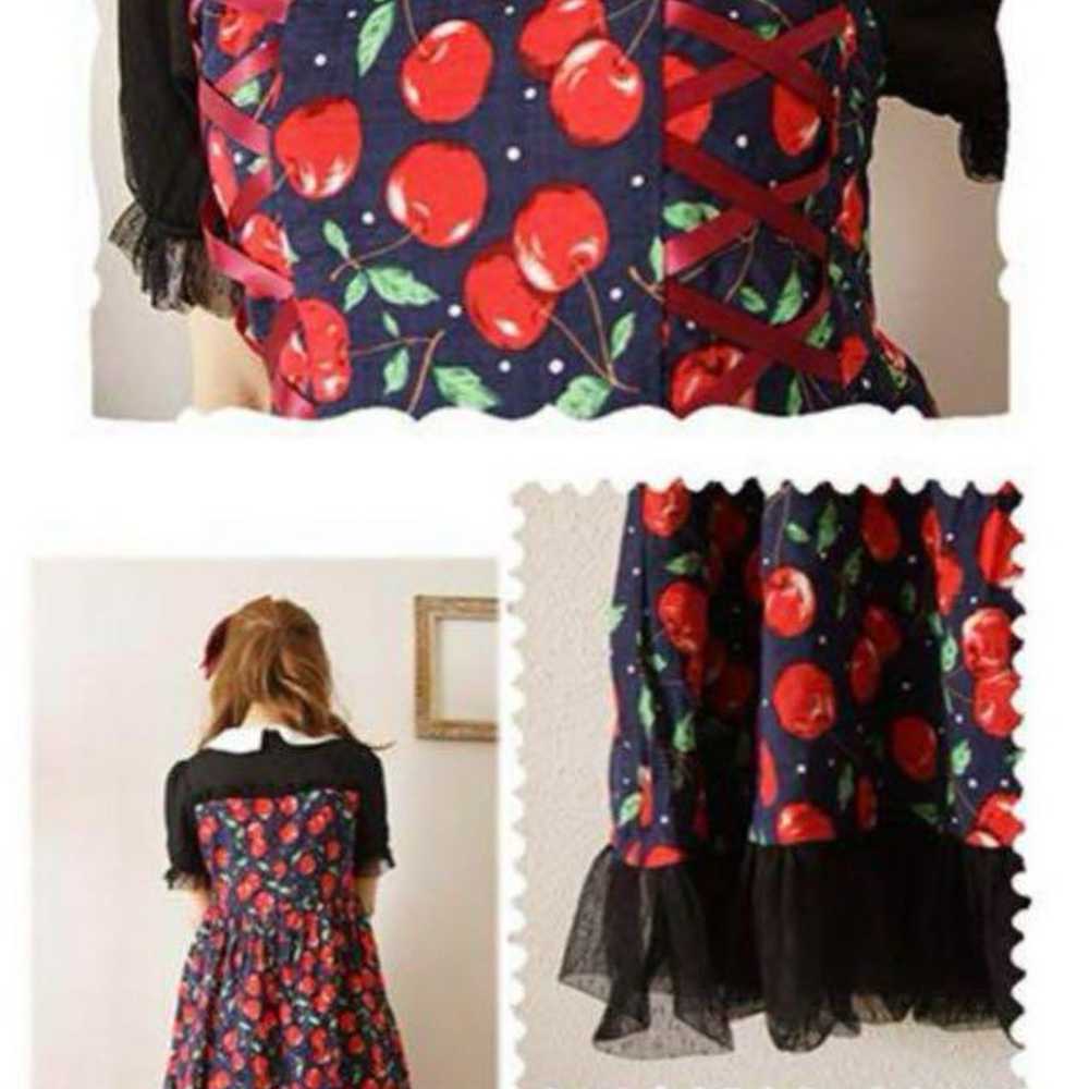 Favorite cherry print dress, adult cute, girly, c… - image 5