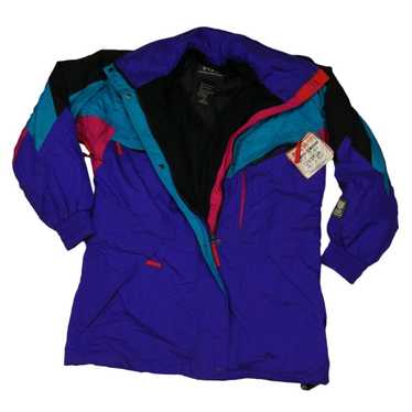 Helly Hansen Vintage 90s Y2K Womens Snow Coat Purple Black Medium Ski sale Jacket M