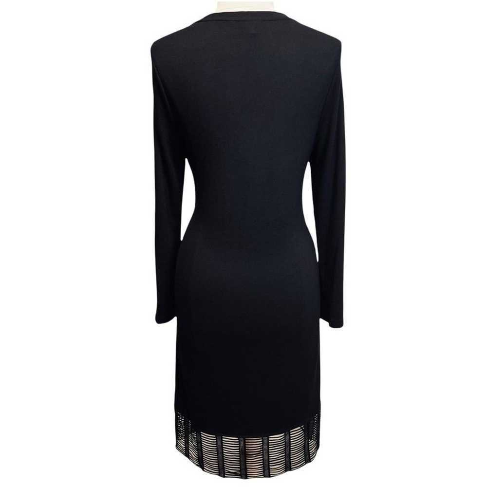 Topshop NEW Women's Black Bodycon Knit Long Sleev… - image 11