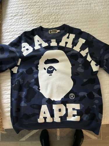 Bape Color Camo Big College Crewneck