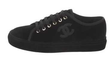 Chanel Chanel Velvet Sneakers - image 1