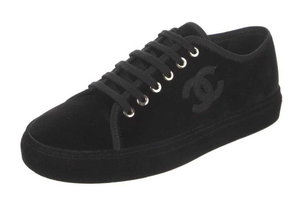 Chanel Chanel Velvet Sneakers - image 2