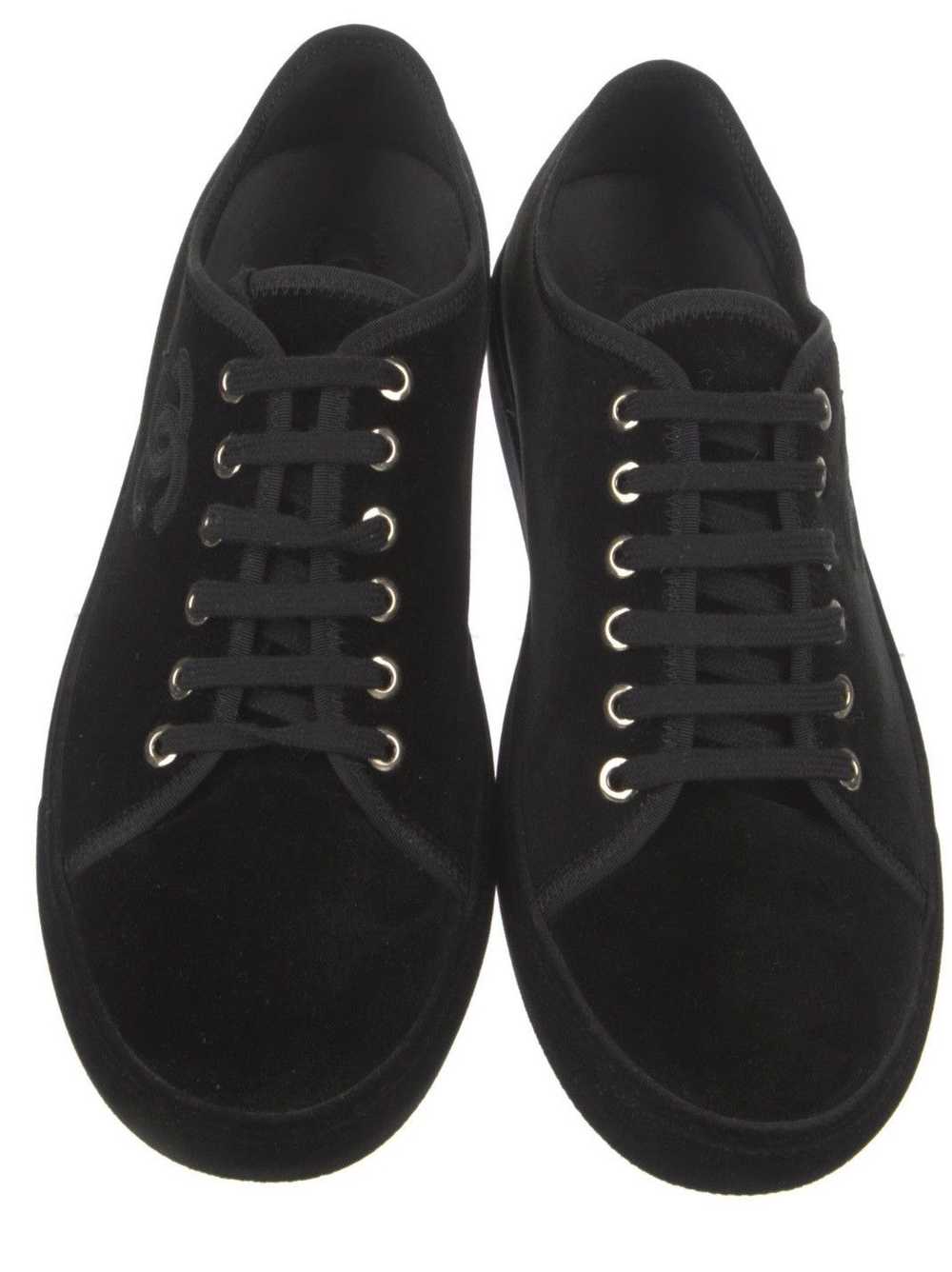 Chanel Chanel Velvet Sneakers - image 3