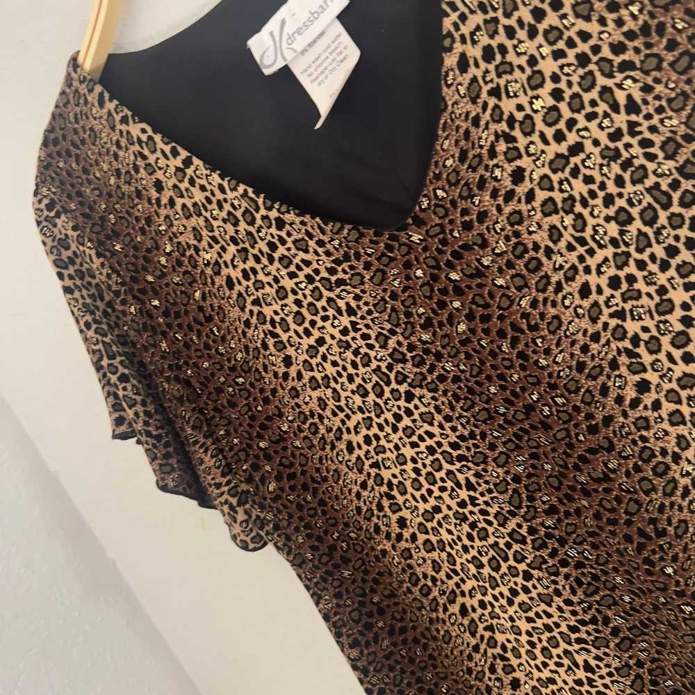 Dressbarn VTG Women's Sz 12 Animal Print Leopard … - image 5