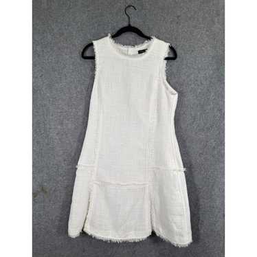 Banana Republic Dress Women 12 White Sleeveless Tw