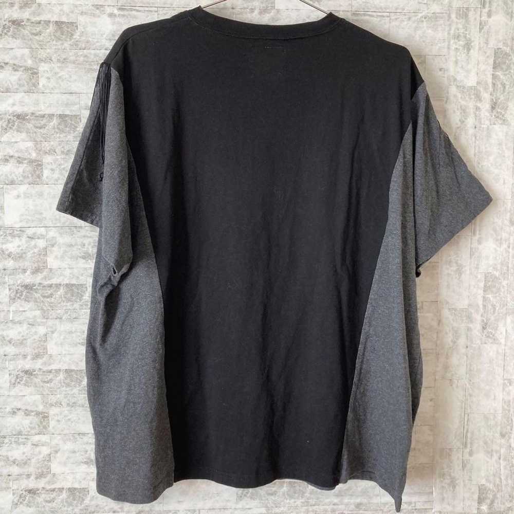 (GENE HEAVENS) Remake-like Fringe T-shirt Black - image 12