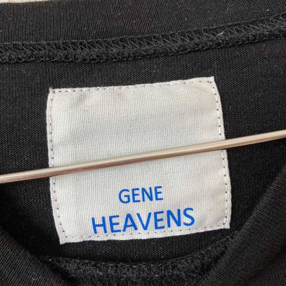 (GENE HEAVENS) Remake-like Fringe T-shirt Black - image 7