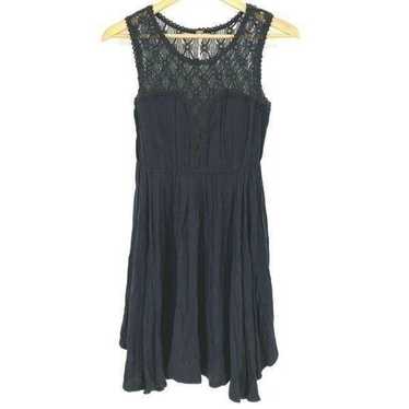 Free People Dress Size Small Women Black Fiesta C… - image 1