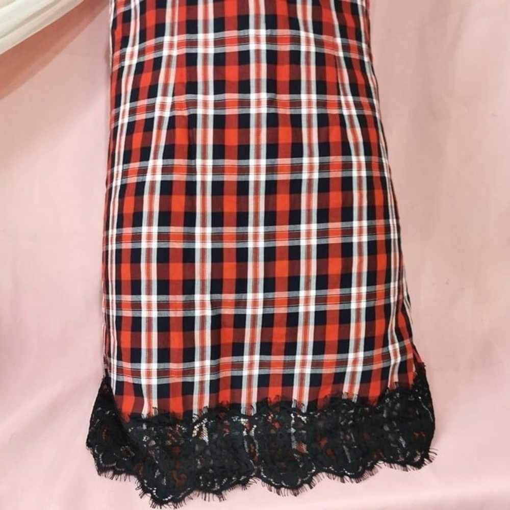 Rady Red Plaid Lace Gyaru Dress Japan Y2K Cute Jf… - image 5